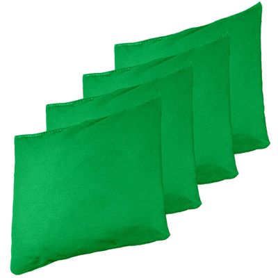 Backyard Champs 16oz Green Authentic Cornhole 4pk Bean Bag Set