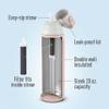 Brita Stainless Steel Premium Filtering Water Bottle, BPA-Free, Reusable, Insulated, Replaces 300 Plastic Water Bottles, Filter Lasts 2 Months or 40 Gallons, Includes 1 Filter, Rose - 20 oz view 3