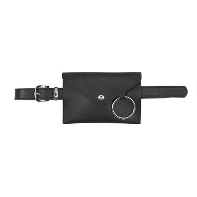 Women Mini Envelope Flap PU Leather Waist Bag Clutch Cell Phone Purse Chest Bag