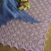 Flower Basket Lace Shawl & Scarf Pattern FTS2014 Fiber Trends by Evelyn A Clark view 1