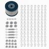 Batting Cage Netting Wire Tension Kit  Everything Youll Need to Easily Hang A Baseball Batting Cage (35ft) view 1