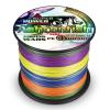 Ashconfish Braided Fishing Line- 4 Strands Super Strong PE Fishing Wire Heavy Tensile for Saltwater & Freshwater Fishing -Abrasion Resistant - Zero Stretch- 100M/109Yds 8LB Multi Color view 1