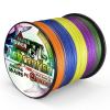 Ashconfish Braided Fishing Line- 4 Strands Super Strong PE Fishing Wire Heavy Tensile for Saltwater & Freshwater Fishing -Abrasion Resistant - Zero Stretch- 100M/109Yds 8LB Multi Color view 2