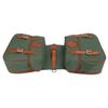 TOURBON Bike Pannier Bags Waterproof Bicycle Rear Rack Tail Bag - Canvas and Leather view 3