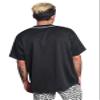 Men's Classic Baseball Jersey Shirt Button Down BJ42 - Black - 5X-Large view 4