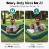 Kootek Camping Hammock 500 lbs Capacity, Portable Hammocks with Tree Straps & Attached Carry Bag, Camping Essentials Gear, Perfect for Outside Indoor Hiking Beach Backpack Travel view 2
