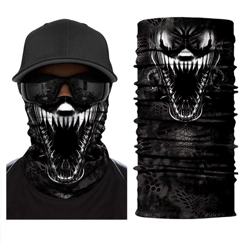 UNbrand Camo Face Scarf Seamless Neck Gaiter Tube Balaclava Headwear for Motorcycling Hiking Fishing