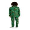 Suitmeister Boys Christmas Suit - Holiday Ugly Real X-Mas Light Up Outfit - Green - Includes Kids Blazer, Pants - Tie view 3