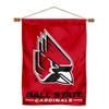 Ball State Cardinals Banner with Hanging Pole view 1