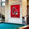 Ball State Cardinals Banner with Hanging Pole view 4