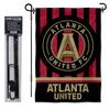 Atlanta United FC Stripes Garden Flag with Stand Pole Holder view 2
