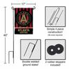 Atlanta United FC Stripes Garden Flag with Stand Pole Holder view 3