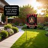 Atlanta United FC Stripes Garden Flag with Stand Pole Holder view 4