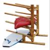 5 -Place One-Sided Kayak & SUP Log Racks, Paddle Boat Storage Rack, Kayak Rack, Surfboard Stand, SUP Storage Racks, Paddle Board Storages, Paddles for Kayaks - Natural view 4