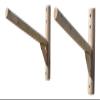 Wall-Mount 1-Place Log Kayak Storage Rack, Canoes, Indoor & Outdoor Surfboard Storages, Canoe Wall Racks, Garage Surf Racks Wall Storage, Garage Canoe Storages - Natural view 1