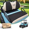 10L0L Golf Cart Seat Covers Universal for Yamaha G29 Drive2 Club Car DS Precedent Tempo Standard Front Seats, Breathable Mesh Bench Seat Cover, No Drilling Seat Cushion - All-Season Comfort view 1
