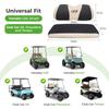 10L0L Golf Cart Seat Covers Universal for Yamaha G29 Drive2 Club Car DS Precedent Tempo Standard Front Seats, Breathable Mesh Bench Seat Cover, No Drilling Seat Cushion - All-Season Comfort view 3