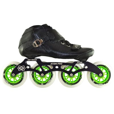Atom Pro 4 Wheel Outdoor Inline Skate Package (Size 12)