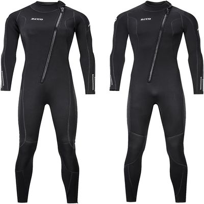 Ultra Stretch 3mm Neoprene Wetsuit, Front Zip Full Body Diving Suit, one Piece for Men & Women-Snorkeling, Scuba Diving Swimming, Surfing