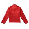 YONGHS Kids Boys Sparkly Sequins Hip Hop Performance Shirts Glittery Sequined Long Sleeve Spread Collar Dancewear Red 8-10 view 4