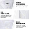 TUOYR Youth Padded Compression Shirt Kids Boys Pad Sleeveless Vest Protective Shirts Rib Chest Protector for Football Baseball Basketball4-pad view 3