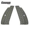 Guuun G10 CZ 75 Grips Full Size SP-01 Grip Tactics OPS Mechanical Texture - Green/Black view 2