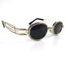 mincl/ Oval Metal Frame Diamond UV400 punk style Sunglasses (Grey) view 3
