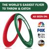 Activ Life 2 Pack Flying Rings for Kids, Fun Beach Toys, Gifts for Boys & Girls Aged 3-14, Cool Family Outdoor Games, Play at Playground, Easter Basket Fillers Birthday Presents, Red/Green view 2