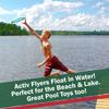 Activ Life 2 Pack Flying Rings for Kids, Fun Beach Toys, Gifts for Boys & Girls Aged 3-14, Cool Family Outdoor Games, Play at Playground, Easter Basket Fillers Birthday Presents, Red/Green view 4