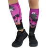 Zensah Running Leg Compression Sleeves - Shin Splint, Calf Compression Sleeve Men and Women (Tropical Palm Trees, Small/Medium) view 1
