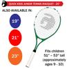 Gamma Quick Kids 25" Inch Junior Tennis Racquet Set or Kit Bundled with a 60-Pack Bag of Gamma Kids Orange/Yellow Felt Training Transition Balls view 2