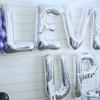 Fun Express E Shaped Silver Mylar | Party Supplies for Birthdays, Holidays & Special Celebrations view 3