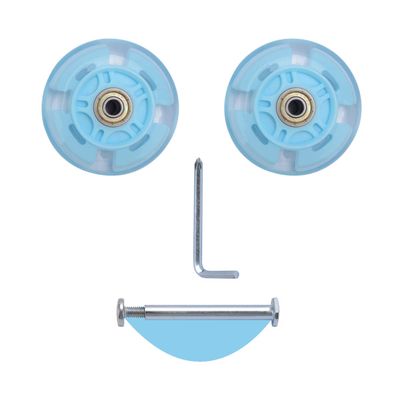 scooter rear wheels, replacement back wheels, light-up rear wheels for kick scooter, PU material-diameter 80mm