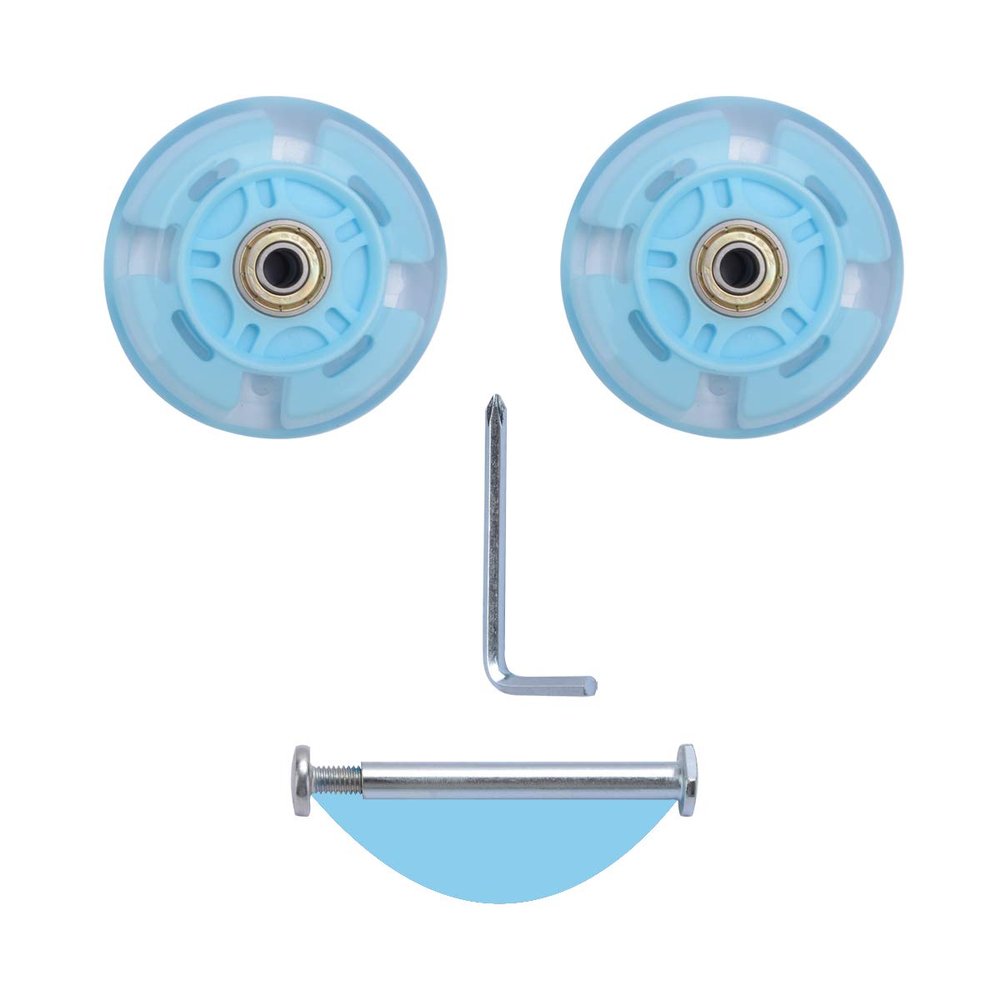 scooter rear wheels, replacement back wheels, light-up rear wheels for kick scooter, PU material-diameter 80mm