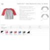 Customized Toddler Baseball Raglan Tee Personalized with Name and Team Number (Black, 3T) view 4