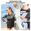 Kanu Surf Women's Keri Long-Sleeve UPF 50+ Rashguard, Darren Black, X-Small view 4