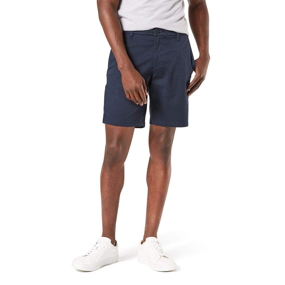 Dockers Men's Ultimate Straight Fit Supreme Flex Shorts (Regular and Big & Tall), Black, 33