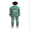 Suitmeister Boys Christmas Suit - X-Mas Festive Nordic Slim Fit - Green - White view 3