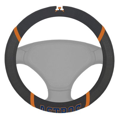 FANMATS 26592 Houston Astros Embroidered Steering Wheel Cover