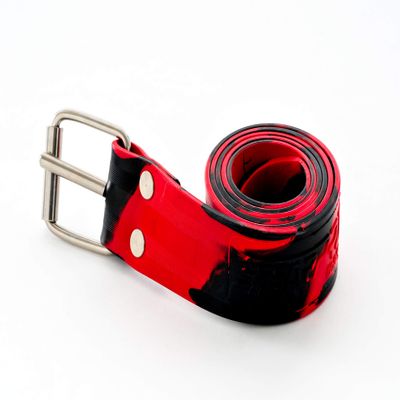SpearPro Marseillaise 4mm Rubber Weight Belt - Black/Red