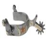 AJ Tack Men's Stainless Steel Stars and Double Shooter Spurs view 2