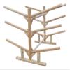 2 Canoes + 4 Kayak/SUP Log Racks, Caribbean Kayak Rack Free-standing Kayak Racks for Outdoor Storage, Florida SUP Storage Stand Shorefront SUP, Canoe Stand Paddle Board - Canyon Brown view 1