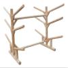 2 Canoes + 4 Kayak/SUP Log Racks, Caribbean Kayak Rack Free-standing Kayak Racks for Outdoor Storage, Florida SUP Storage Stand Shorefront SUP, Canoe Stand Paddle Board - Canyon Brown view 4