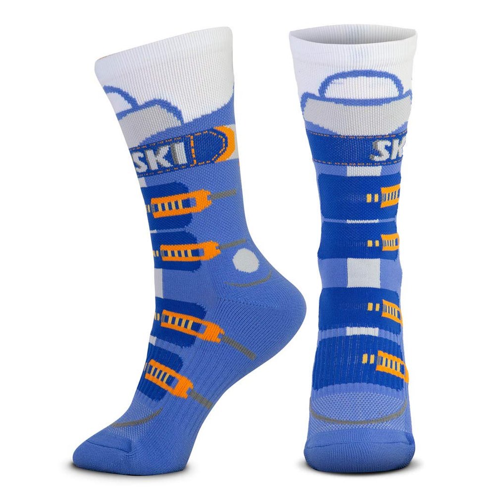 ChalkTalkSPORTS Ski Performance Crew Socks - Everyday Casual Skiing Mid-Calf Boot Socks for Adults