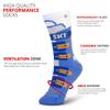ChalkTalkSPORTS Ski Performance Crew Socks - Everyday Casual Skiing Mid-Calf Boot Socks for Adults view 3