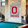 Ohio State Buckeyes Block O Banner with Hanging Pole view 4