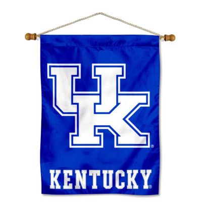 Kentucky Wildcats UK Banner with Hanging Pole