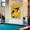 Virginia Commonwealth Rams Banner with Hanging Pole view 4