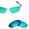 BLAZERBUCK Anti-salt Polarized Replacement Lenses for Oakley Blender OO4059 - Emerald Green view 2