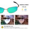 BLAZERBUCK Anti-salt Polarized Replacement Lenses for Oakley Blender OO4059 - Emerald Green view 3